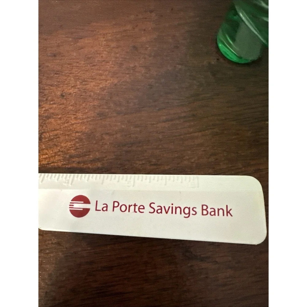 Laporte Savings Bank Indiana Promotional Giveaway Advertising Lot Coin Bank